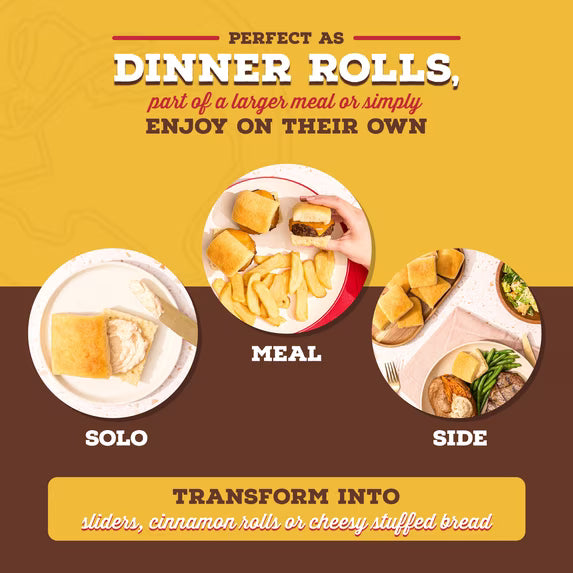 Texas Roadhouse Mini Rolls with Honey Cinnamon Glaze - 12 Count (14 oz / 397g)