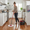 O-Cedar EasyWring Microfiber Spin Mop & Bucket Floor Cleaning System