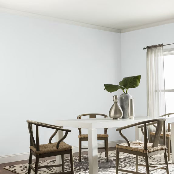 Glidden Fundamentals Interior Paint - 1 Gallon Gray Glimpse Eggshell Wall Paint