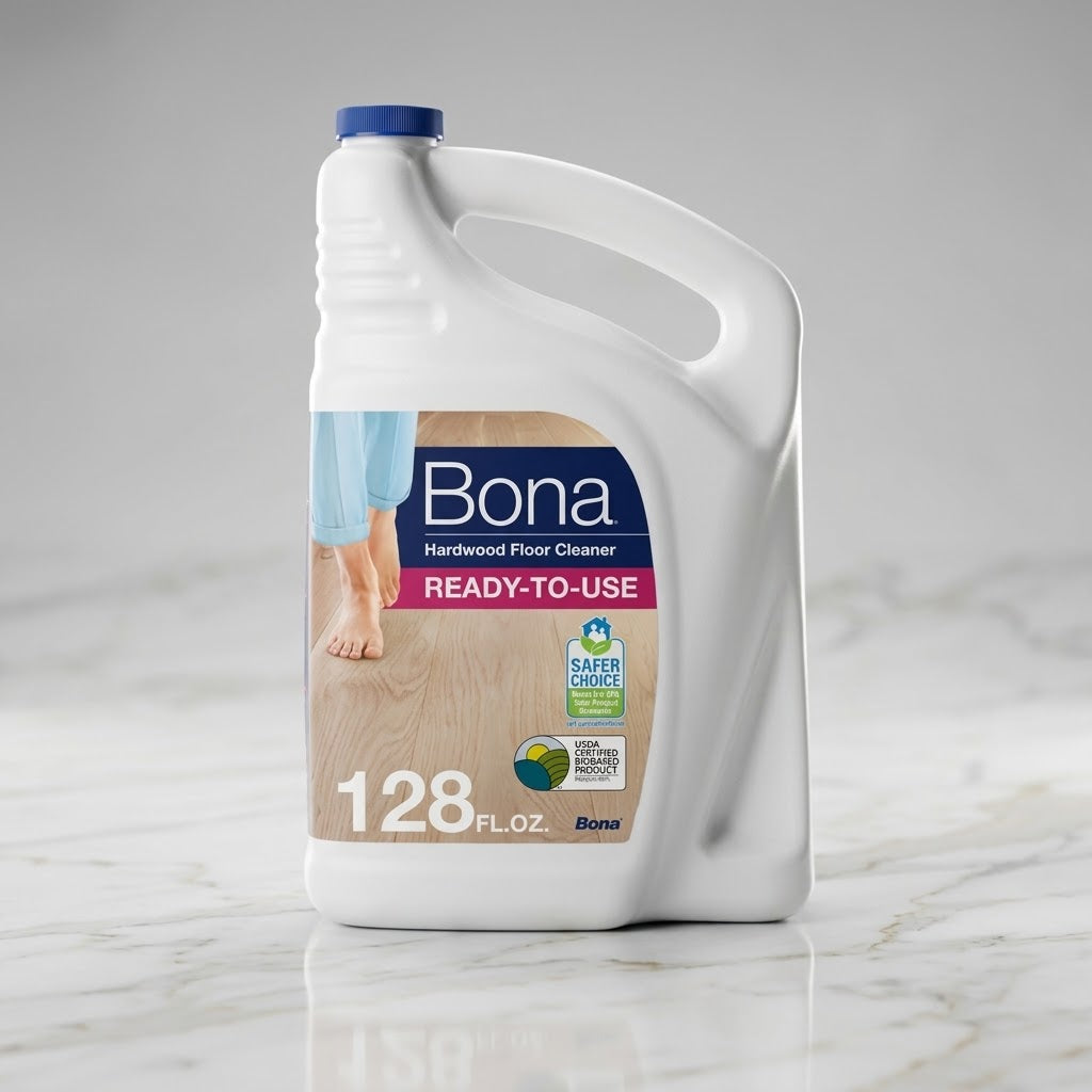 Bona Hardwood Floor Cleaner Refill - Ready-to-Use Unscented Formula (128 fl. oz. / 1 Gallon)