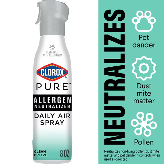 Clorox PURE Allergen Neutralizer Daily Air Spray - Clean Breeze 8 oz