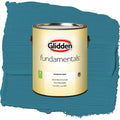 Glidden Fundamentals Interior Paint - 1 Gallon Adventure Blue Eggshell Wall Paint