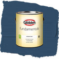 Glidden Fundamentals Interior Paint - 1 Gallon Blueberry Pie Blue Eggshell Wall Paint