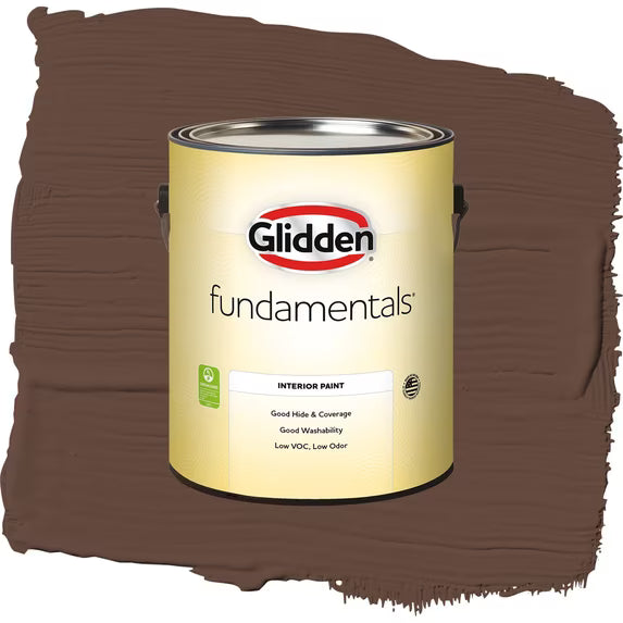 Glidden Fundamentals Interior Paint - 1 Gallon Fudge Beige Eggshell Wall Paint