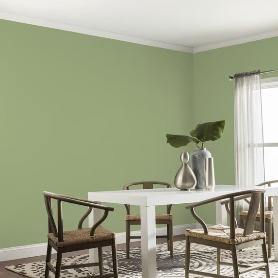 Glidden Fundamentals Interior Paint - 1 Gallon Guacamole Green Eggshell Wall Paint